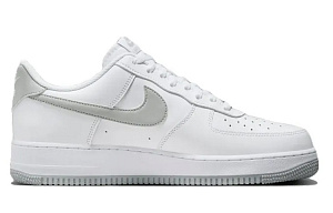 Nike Air Force 1 Anti-Slip And Wear-Resistant Breathable Low-Top Skateboard Shoes Men's White Gray 1 2749236