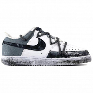 Nike Court Vision 1 Neon Dust Slip Resistant Abrasion Resistant Low top Skateboard Shoes Men's Slate Gray 1 2749270