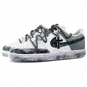 Nike Court Vision 1 Neon Dust Slip Resistant Abrasion Resistant Low top Skateboard Shoes Men's Slate Gray 3 2749272