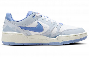 Nike Full Force Low Box Action, Misty Rain, New Chinese Style Cushioning Low Top Skateboard Shoes Men's Blue White 1 2749284