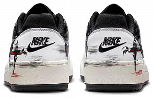 Nike Full Force Skateboard Shoes Men's Low top Black/White 3 2749292