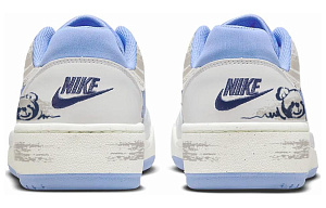 Nike Full Force Low Box Action, Bear Knight Cushioning Low Top Skateboard Shoes Men's Blue White 3 2749298
