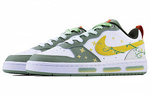 Nike Air Force 1 Morning Glory SDS Slip-Resistant Low-Top Skateboard Shoes Women's Yellow Green 2 2749425