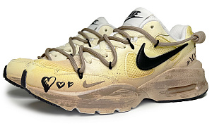 Nike Air Max Fusion Low-Top Running Shoes Women's Yellow Black 2 2749498