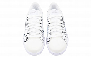 PUMA Smash Free Butterfly Anti-Slip Wear-Resistant Low-Top Skateboard Shoes Unisex Black White 3 2749533