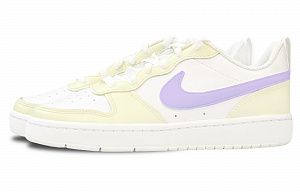 Nike Court Borough Blue White Forest, Purple Slip Resistant Low top Skateboard Shoes GS White Purple 2 2749749