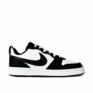 Nike Court Borough Smiley Face Anti Slip And Wear Resistant Lightweight Low Top Skateboard Shoes Women's Black White 1 2749793
