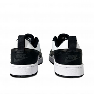 Nike Court Borough Smiley Face Anti Slip And Wear Resistant Lightweight Low Top Skateboard Shoes Women's Black White 3 2749795