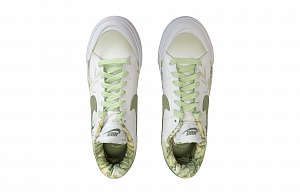 Nike Court Legacy Vanilla Gentle Breeze Lightweight Low top Skateboard Shoes Women's White Green 3 2749891