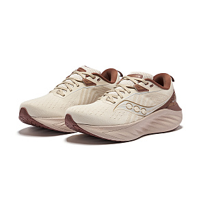 Saucony TRIUMPH Victory 22 Cushioning And Breathable Running Shoes Unisex Khaki Brown 2 2749924