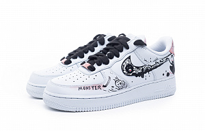 Nike Air Force 1 Anti-Slip Wear-Resistant Low-Top Skateboard Shoes Women's Gray 2 2750025