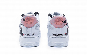 Nike Air Force 1 Anti-Slip Wear-Resistant Low-Top Skateboard Shoes Women's Gray 3 2750026