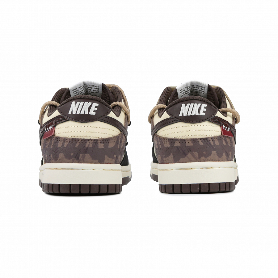 Nike Dunk Low Retro PRM 'Cheetah' Mocha Frenzy Slip-Resistant Low-Top Skateboard Shoes Unisex Beige Brown Black купить в интернет-магазине Yoocart с быстрой доставкой по России.