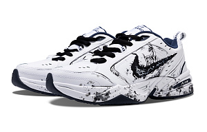 Nike Air Monarch 4 Chunky Sneakers Unisex Low top Black/White/Blue 2 2750179