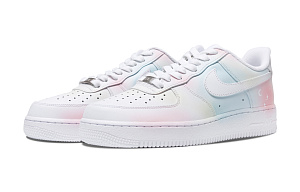 Nike Air Force 1 Dream Macarons Anti-Slip Wear-Resistant Low-Top Skateboard Shoes Men's Blue 2 2750231