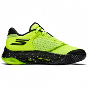 Skechers Low Top Basketball Shoes Men's Yellow Green Black 1 2750346