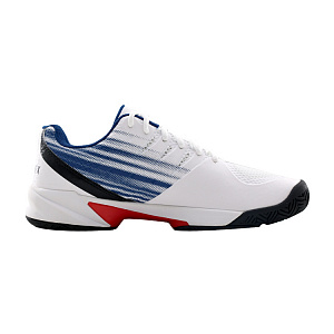 YONEX Balanced Support, Breathable, Lightweight, Impact Resistant Low Top Tennis Shoes Men's White Dark Blue 1 2750788