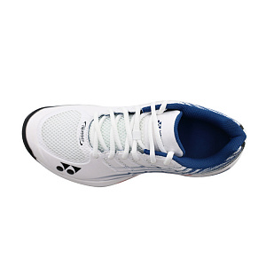 YONEX Balanced Support, Breathable, Lightweight, Impact Resistant Low Top Tennis Shoes Men's White Dark Blue 3 2750790