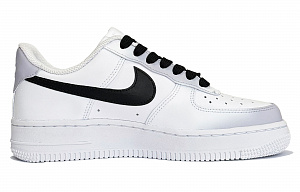 Nike Air Force 1 Ink Rain In The Clouds Lightweight Low-Top Skateboard Shoes Women's Gray White 1 2750814
