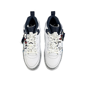 Jordan Spizike Slip-Resistant Breathable Low-Top Vintage Basketball Shoes Men's Blue White 3 2750888