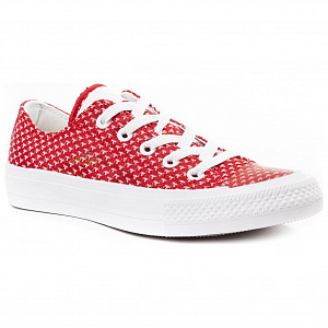 Converse Chuck Taylor All Star Low Top Canvas Shoes Unisex Red White 2 2751191