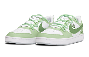 Nike Court Borough Slip Resistant Abrasion Resistant Low top Skateboard Shoes GS Light Green 2 2751196