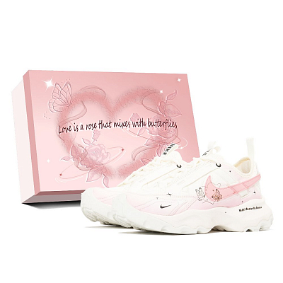 Nike TC 7900 3 Times Laboratory Abrasion Resistant Breathable Low Top Casual Shoes Women's White Pink