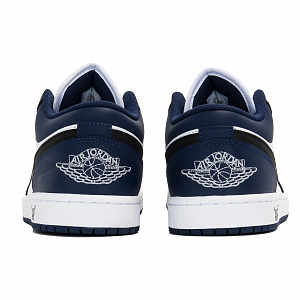 Jordan Air Jordan 1 Vintage Basketball Shoes Men's Low top White/Black/Blue 1 2751501