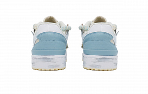 Adidas Originals FORUM Denim Playfulness Anti Slip Wear Resistant Low Top Skateboard Shoes Unisex Blue 3 2751517