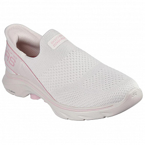 Skechers GO WALK 7 Low Top Casual Shoes Women's Beige Pink 2 2751670