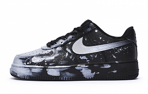 Nike Air Force 1 Skateboard Shoes Unisex Low top Silver/Black 1 2751743