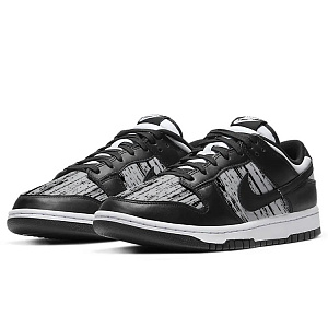Nike Dunk Dotted Ink Splatter Shadow Line Style Slip-Resistant Low-Top Skateboard Shoes GS Black White 2 2751758