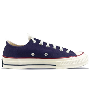 Converse 1970s Anti-Slip Wear-Resistant Low-Top Canvas Shoes Unisex Purple White 1 2751763