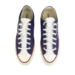 Converse 1970s Anti-Slip Wear-Resistant Low-Top Canvas Shoes Unisex Purple White 3 2751765