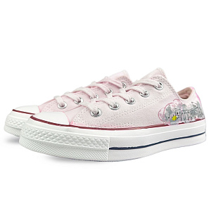 Converse 1970s Anti-Slip And Wear-Resistant Lightweight Support Low-Top Canvas Shoes Unisex Pink 3 2751794