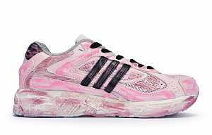 Adidas Originals Response Anti-Slip Wear-Resistant Low-Top Running Shoes Unisex Pink Black 2 2751843