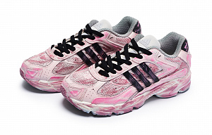 Adidas Originals Response Anti-Slip Wear-Resistant Low-Top Running Shoes Unisex Pink Black 3 2751844