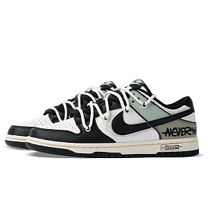 Nike Dunk Anti Slip And Wear Resistant Lightweight Low Top Skateboard Shoes Unisex Black Green 2 2751862