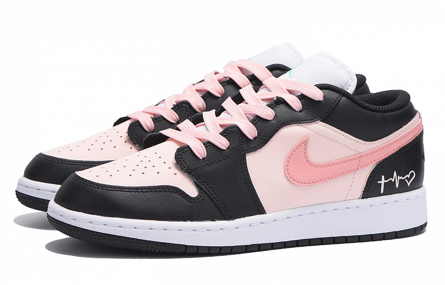 Jordan Air Jordan 1 Dopamine Dressing Cushioning Wear-Resistant Low-Top Vintage Basketball Shoes Women's Black Pink купить в интернет-магазине Yoocart с быстрой доставкой по России.