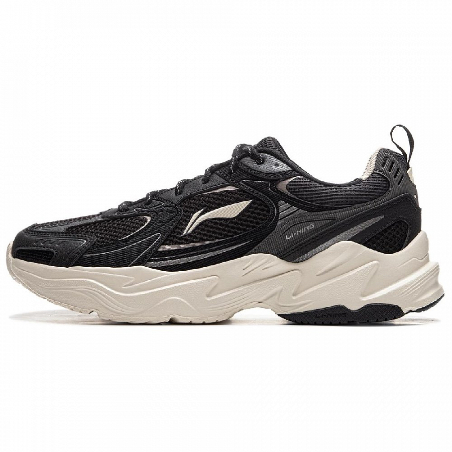LiNing Meteor 2K Cushioning, Slip Resistant, Abrasion Resistant Support Low Top Chunky Sneakers Men's Black купить в интернет-магазине Yoocart с быстрой доставкой по России.