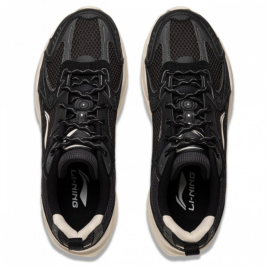 LiNing Meteor 2K Cushioning, Slip Resistant, Abrasion Resistant Support Low Top Chunky Sneakers Men's Black купить в интернет-магазине Yoocart с быстрой доставкой по России.