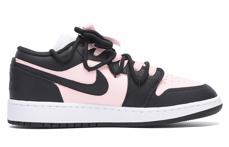 Jordan Air Jordan 1 Chestnut Slip-Resistant Breathable Coverage Low-Top Vintage Basketball Shoes GS Black Pink купить в интернет-магазине Yoocart с быстрой доставкой по России.