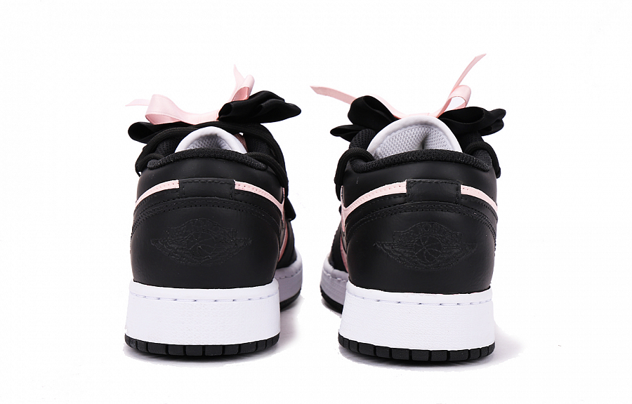Jordan Air Jordan 1 Chestnut Slip-Resistant Breathable Coverage Low-Top Vintage Basketball Shoes GS Black Pink купить в интернет-магазине Yoocart с быстрой доставкой по России.