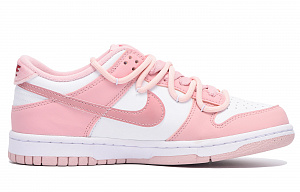 Nike Dunk Skateboard Shoes Women's Low-Top White Pink/Beige 1 2752677