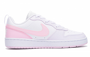 Nike Court Borough Skateboard Shoes Women's Low-Top White Pink 1 2752737
