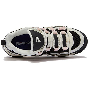FILA FUSION BUSTER Puffy Shoes Low top Vintage Basketball Shoes Women's Black White 2 2752754