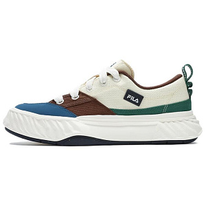 FILA Fosso Low Top Canvas Shoes Men's Beige Blue