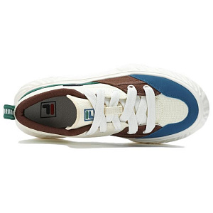 FILA Fosso Non slip Lightweight Low top Canvas Shoes Men's Beige Blue 2 2752759