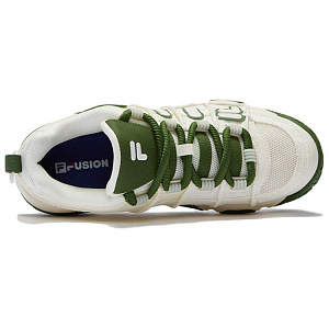 FILA FUSION BUSTER Puffy Shoes Cushioning, Wear Resistant Low top Vintage Basketball Shoes Men's White 2 2752764