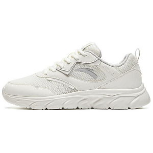 Anta Abrasion Resistant Low Top Running Shoes Men's White